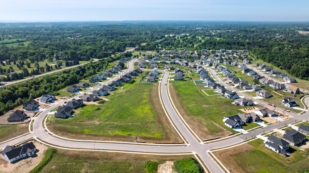 Aerial View of Shady Hollow in Grafton WI