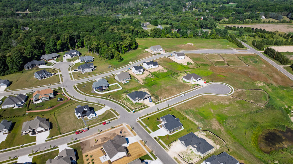 Aerial View of Shady Hollow in Grafton WI
