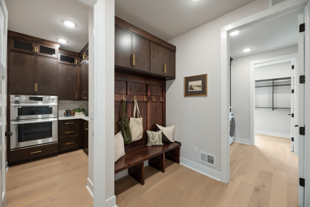 The Elsa 2026 Parade Model Mud Room by Stepping Stone Homes WI