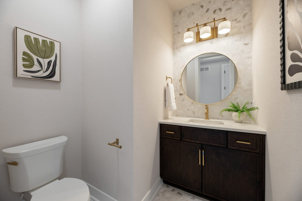 The Elsa 2026 Parade Model Powder Room by Stepping Stone Homes WI