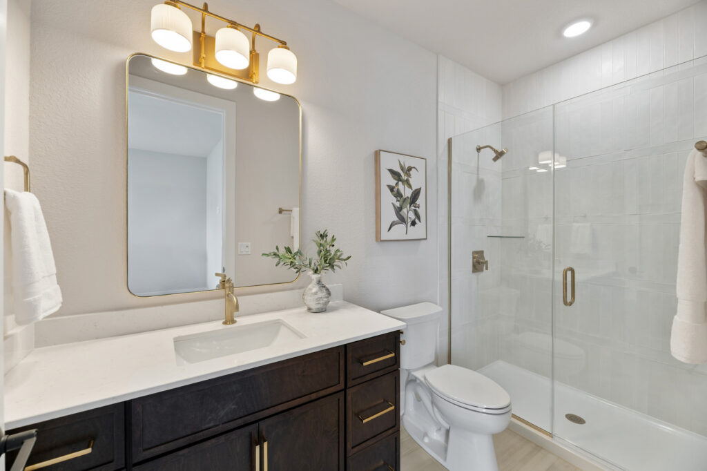 The Elsa 2026 Parade Model Bathroom by Stepping Stone Homes WI