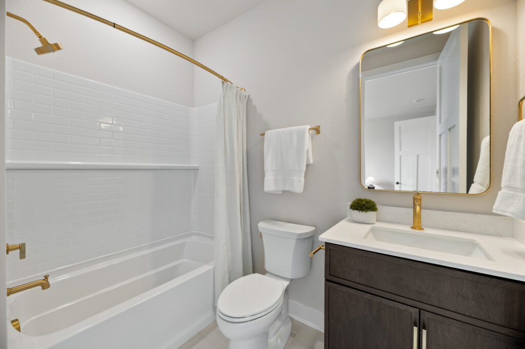 The Elsa 2026 Parade Model Bathroom by Stepping Stone Homes WI