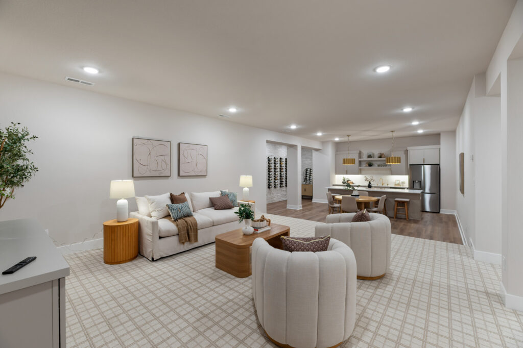The Elsa 2026 Parade Model Basement by Stepping Stone Homes WI
