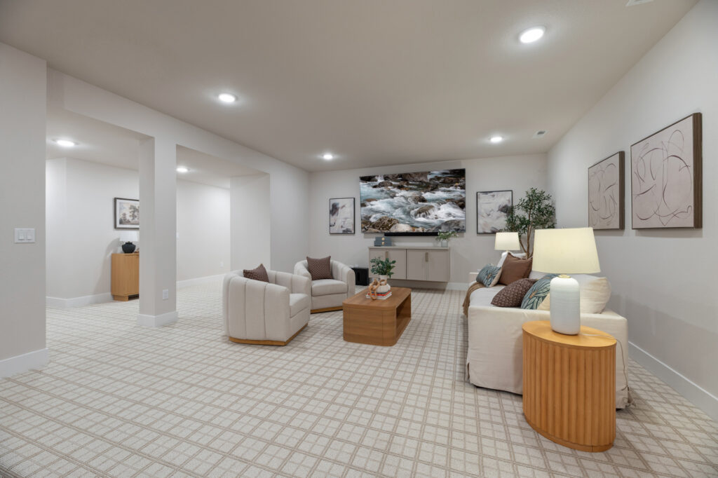 The Elsa 2026 Parade Model Basement by Stepping Stone Homes WI