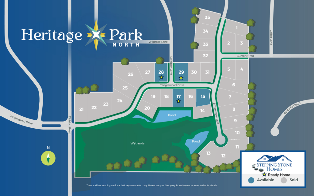 Heritage Park North Map New Home Community in Germantown WI