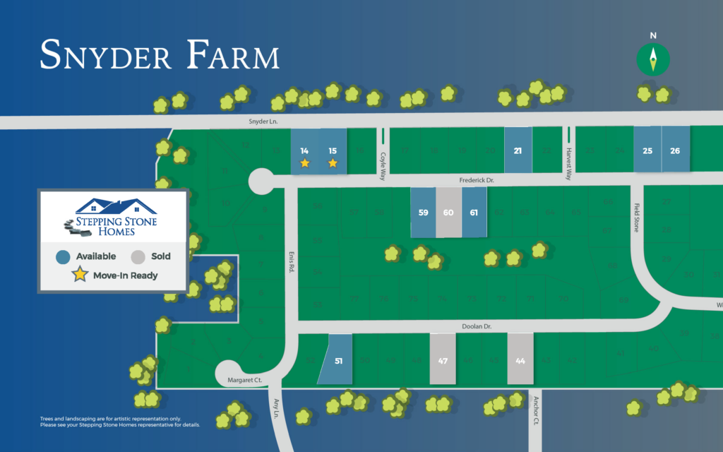 The Snyder Farm New Home Community Map Oconomowoc WI