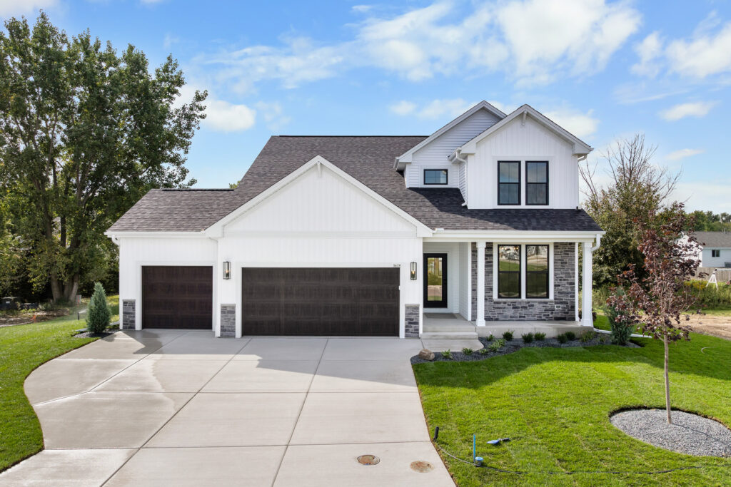 The Prescott Model Home by Stepping Stone Homes WI