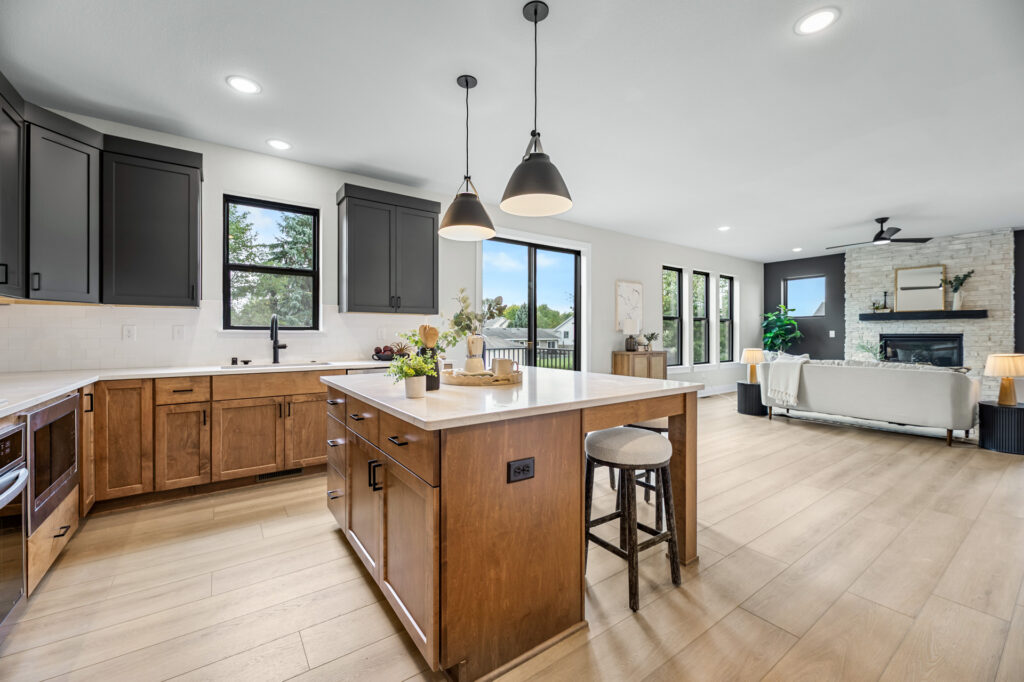 The Prescott Kitchen by Stepping Stone Homes WI