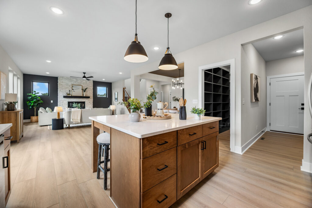 The Prescott Kitchen by Stepping Stone Homes WI