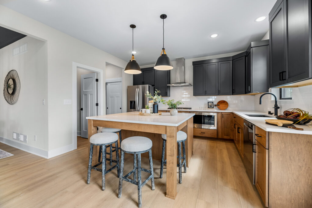 The Prescott Kitchen by Stepping Stone Homes WI