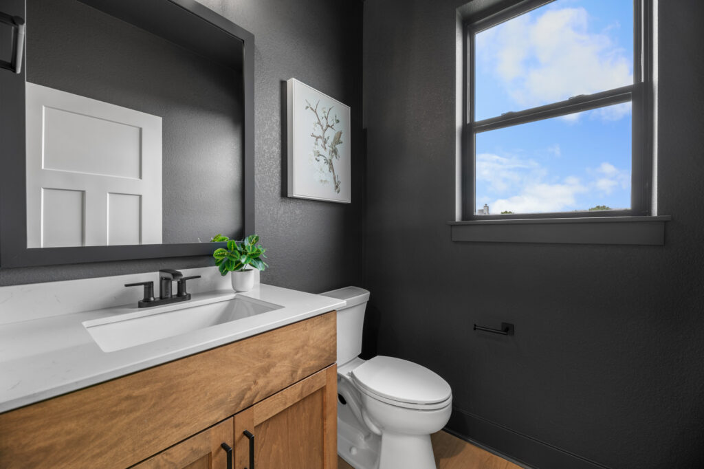 The Prescott Half Bathroom by Stepping Stone Homes WI