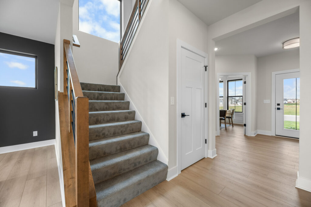 The Prescott Foyer by Stepping Stone Homes WI