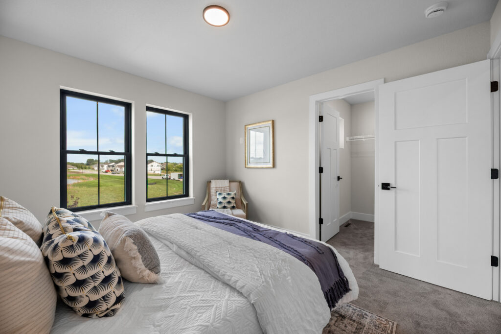 The Prescott Bedroom by Stepping Stone Homes WI
