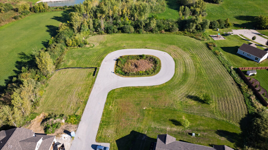 Aerial View of the Quiet Meadows Condos in Johnson Creek WI