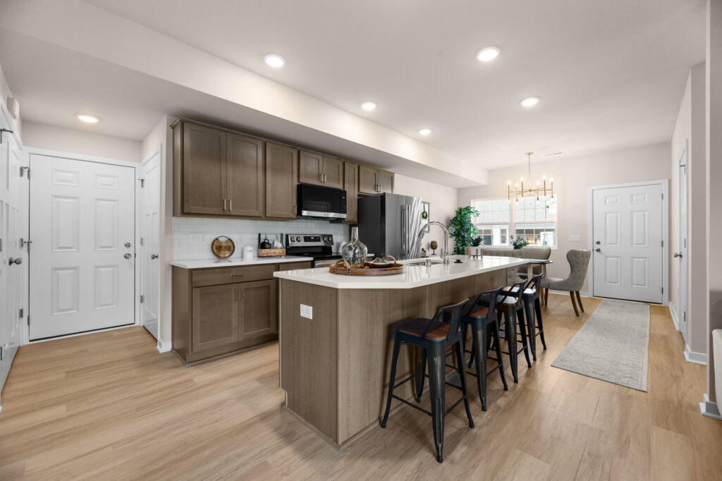 Quiet Meadows Kitchen by Stepping Stone Homes WI