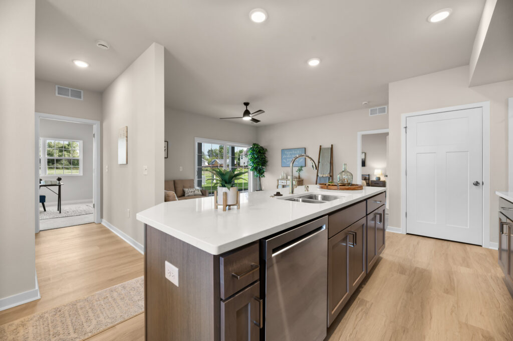Quiet Meadows Kitchen by Stepping Stone Homes WI