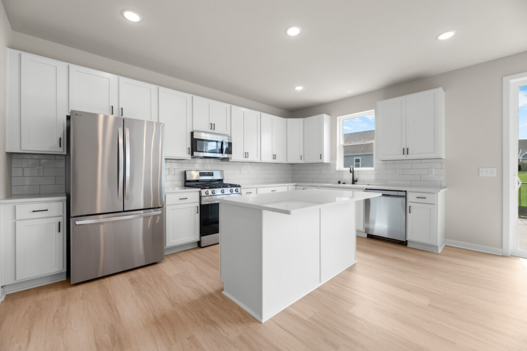 The Rosebud Kitchen by Stepping Stone Homes WI
