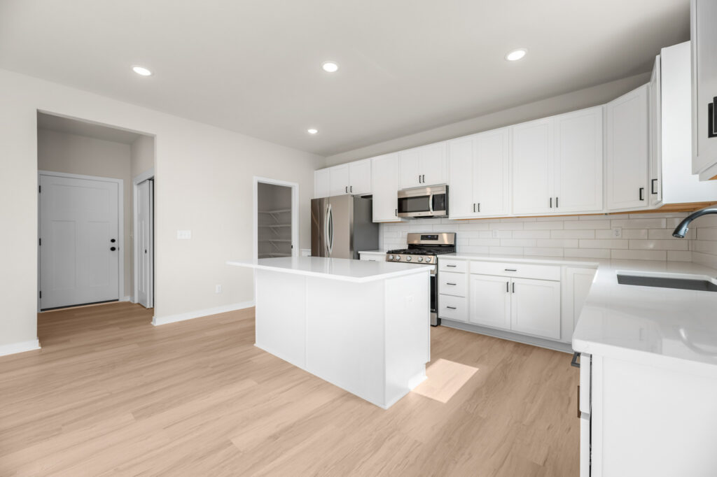The Rosebud Kitchen by Stepping Stone Homes WI