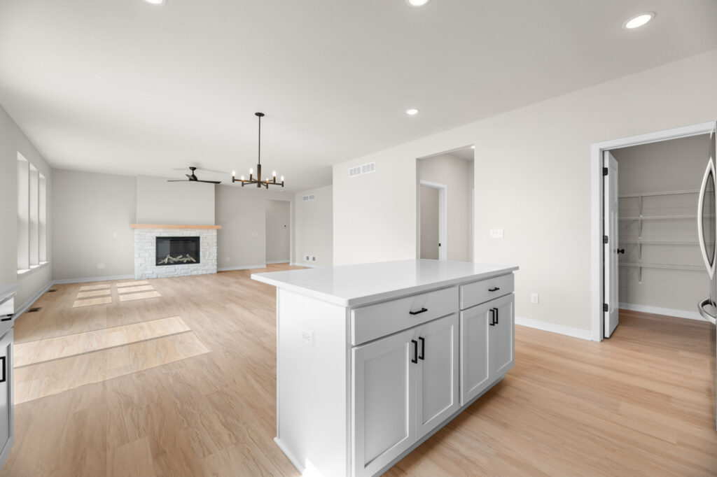 The Rosebud Kitchen by Stepping Stone Homes WI