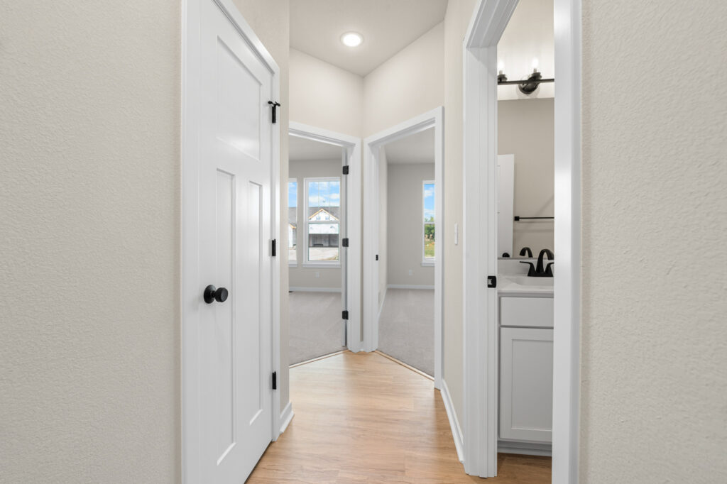 The Rosebud Hallway by Stepping Stone Homes WI